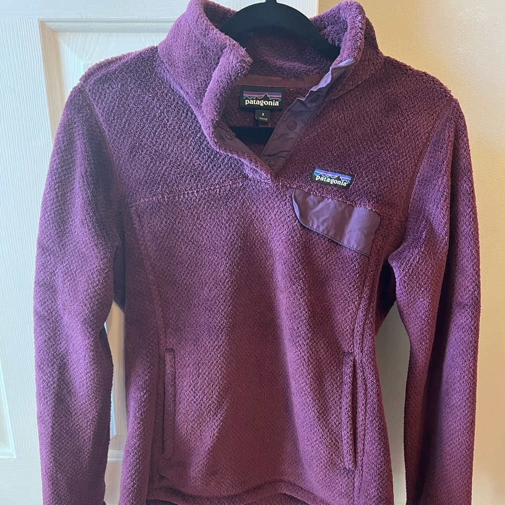 Plum Patagonia 1/4 snap up